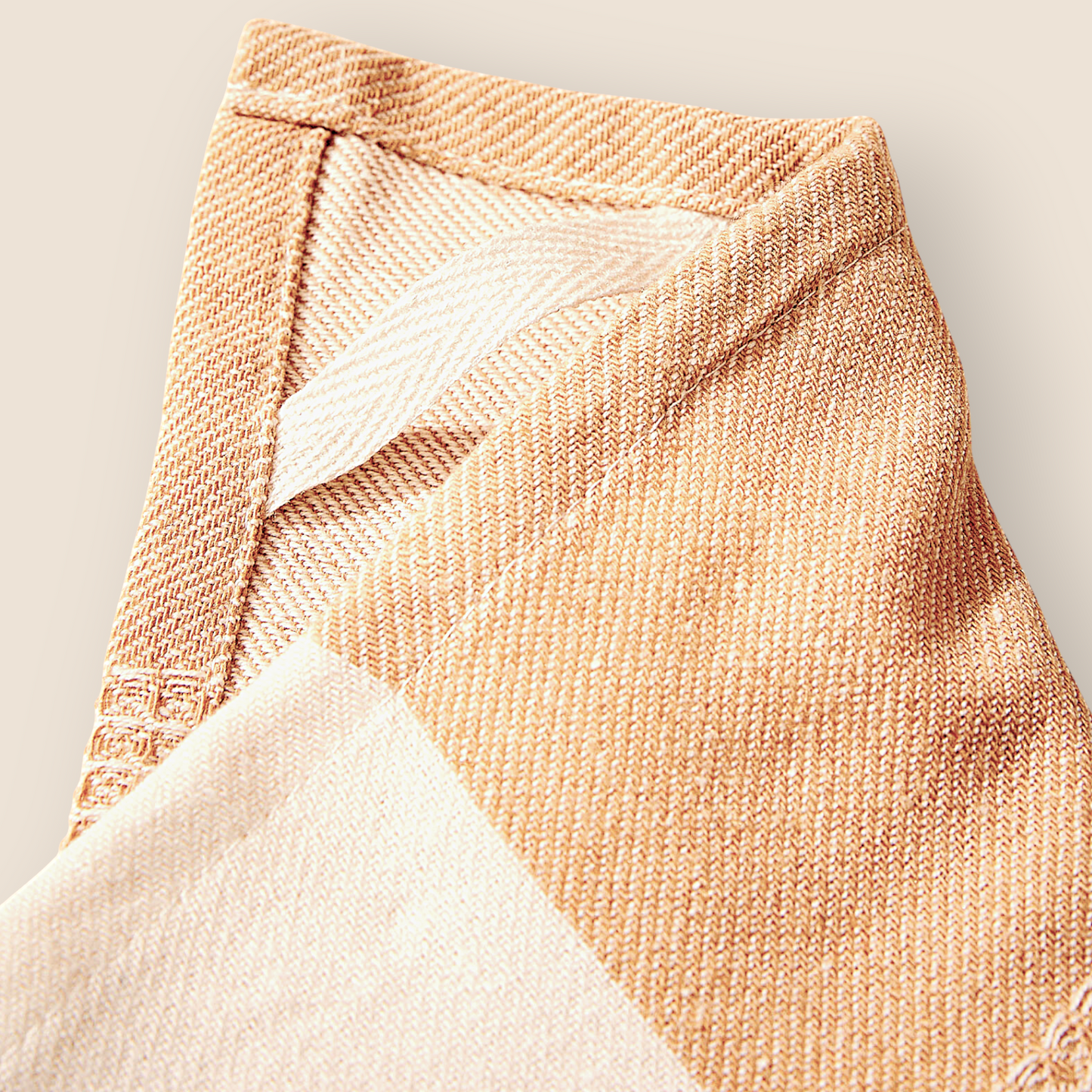 Serviette de cuisine texturée – Tons naturels