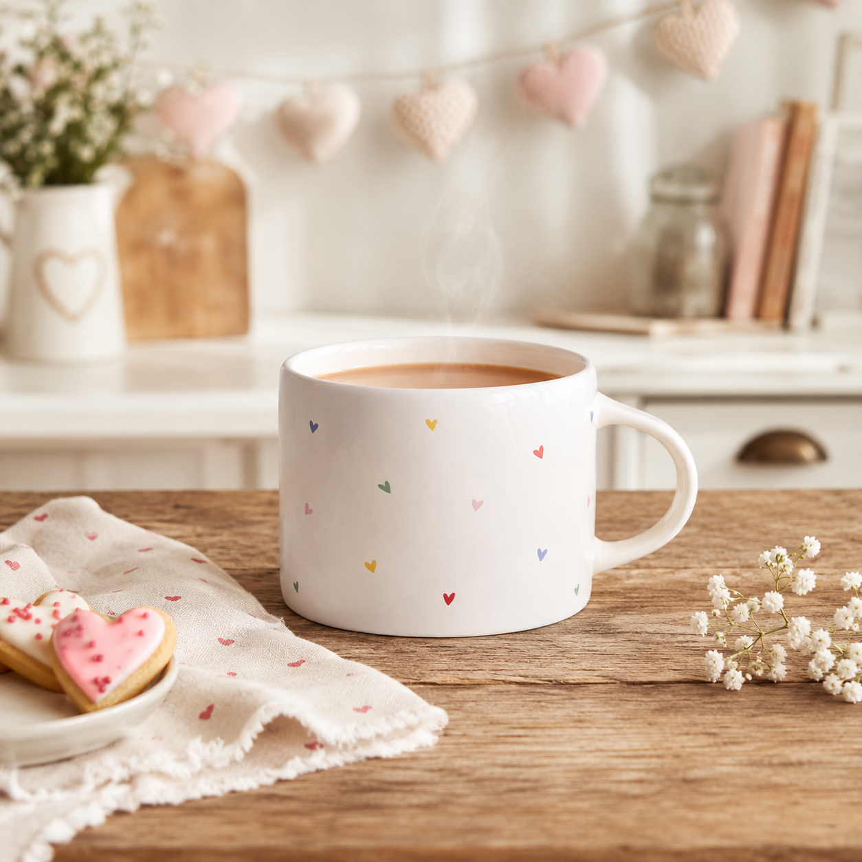 Tasse Confettis de cœurs