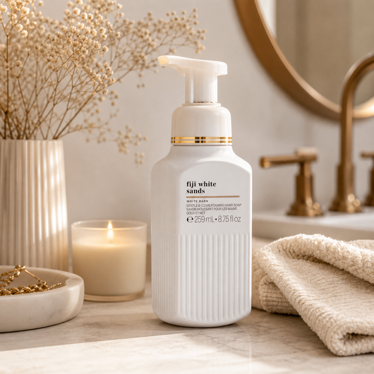 Savon moussant pour les mains doux et net – Figi White Sands – Bath & Body Works