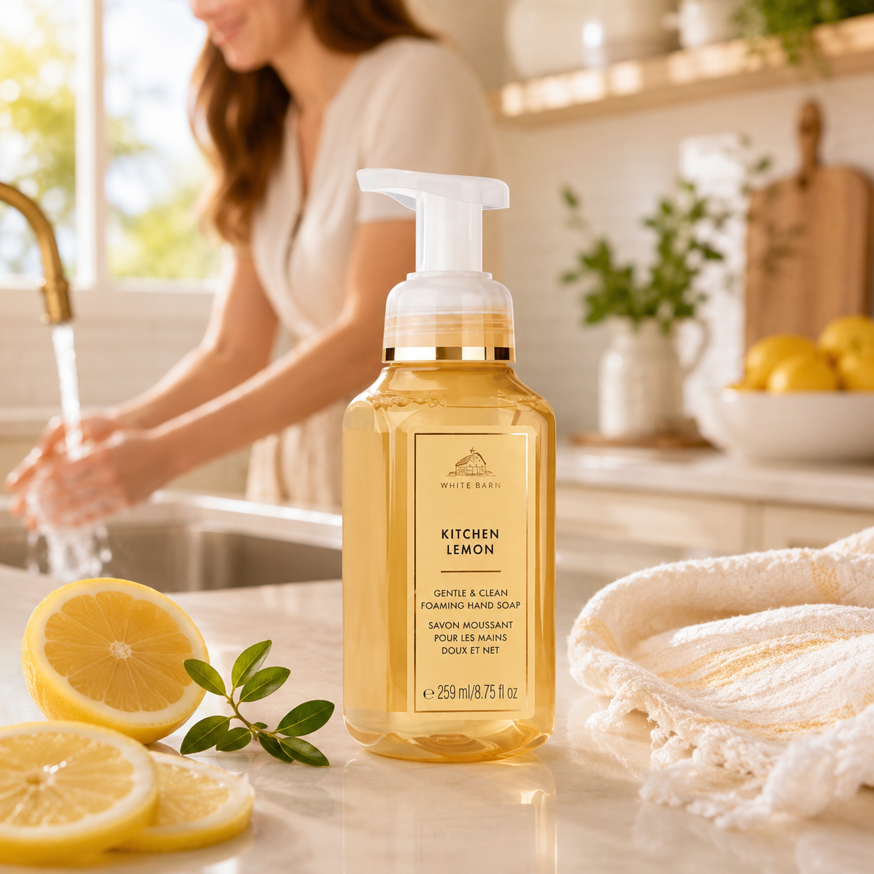 Savon moussant pour les mains doux & net - Kitchen Lemon - Baths & Body Works