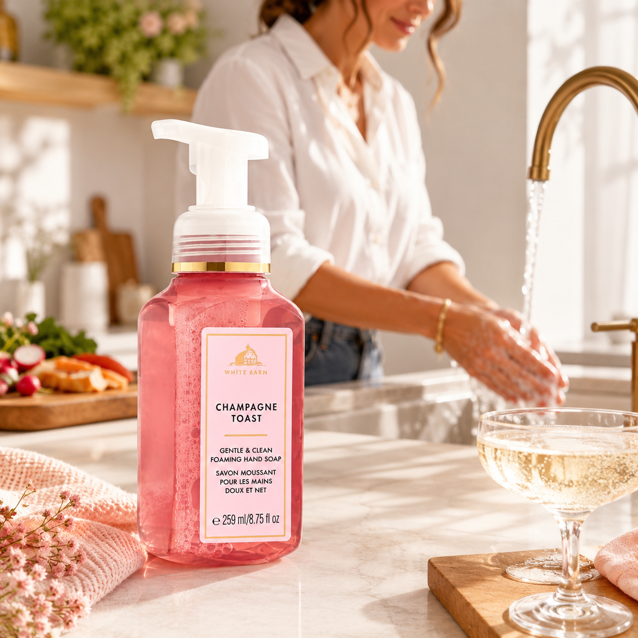Savon moussant pour les mains doux & net - Champagne Toast - Baths & Body Works