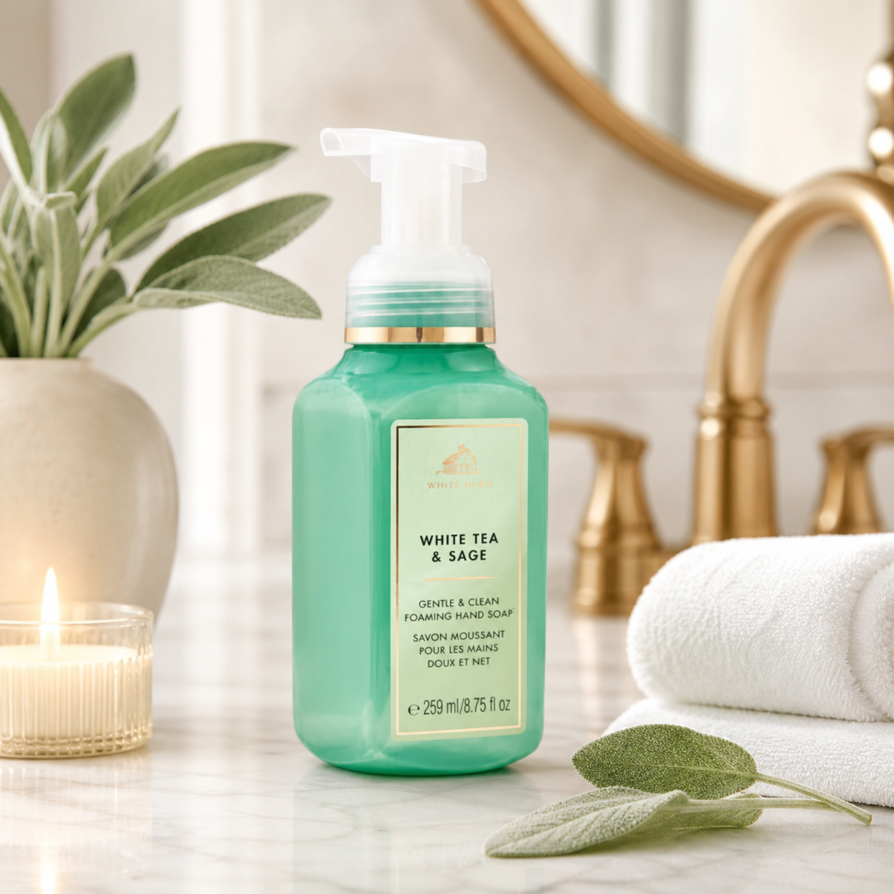 Savon pour les mains - White Tea & Sage - Bath & Body Works