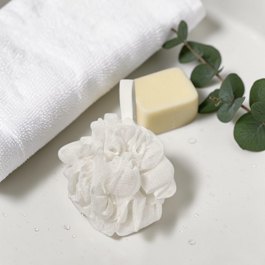 Éponge de bain exfoliante blanche – Bath & Body Works