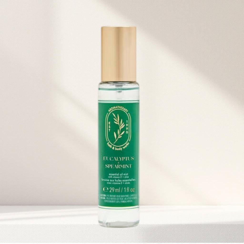 Parfum en bruine aux huiles essentielles - Eucalyptsus & Spearmint - Bath & Bordy Works