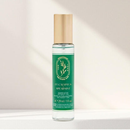 Parfum en bruine aux huiles essentielles - Eucalyptsus & Spearmint - Bath & Bordy Works