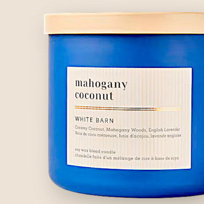 Bougie 3 mèches – Mahogany Coconut - Bath & Body Works