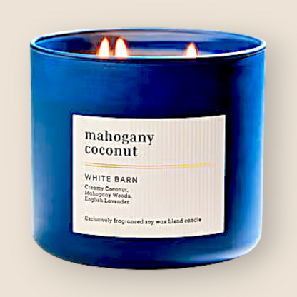 Bougie 3 mèches – Mahogany Coconut - Bath & Body Works