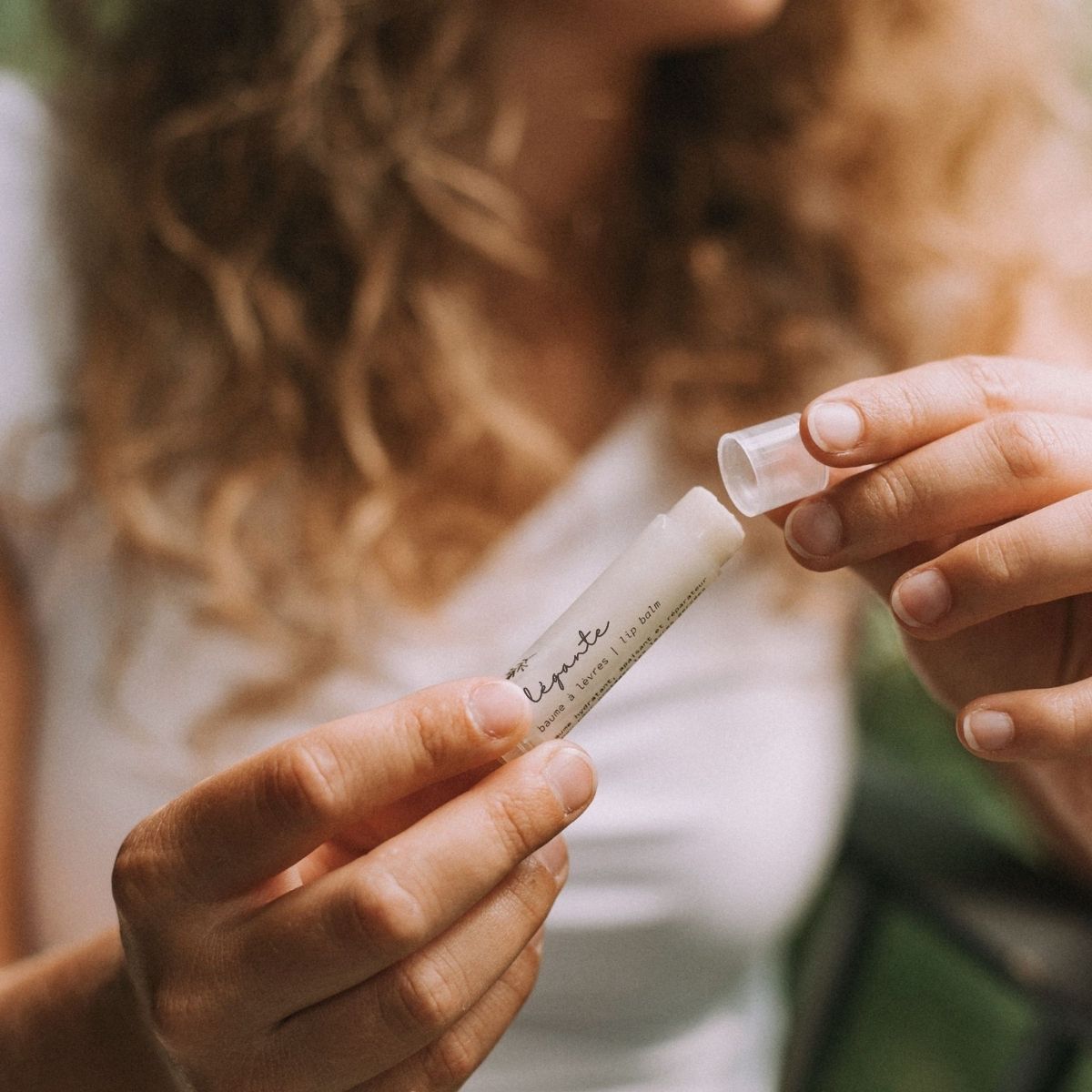 Beaume à lèvres Élégante doux et raffiné - menthe poivrée et marjolaine