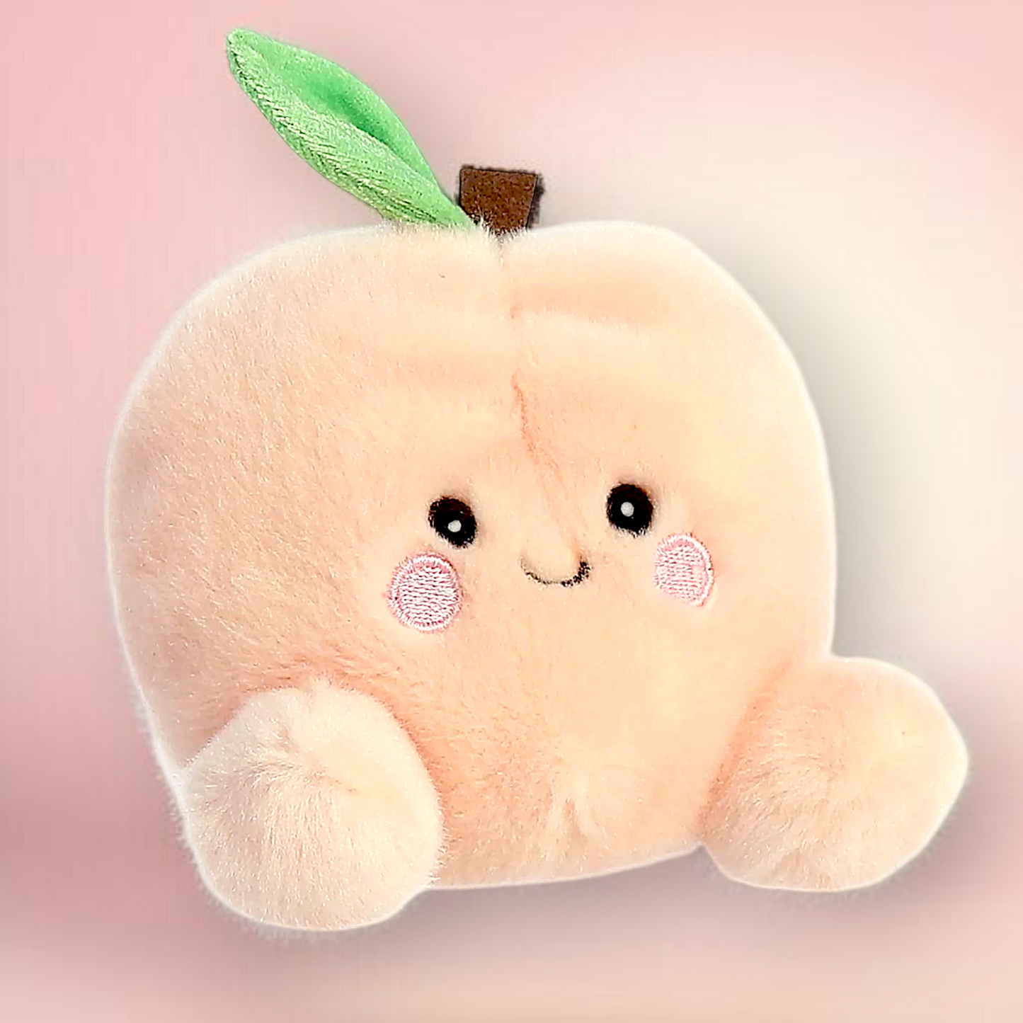Peluche douce - mignonne petite pêche Mellow - 5 pouces