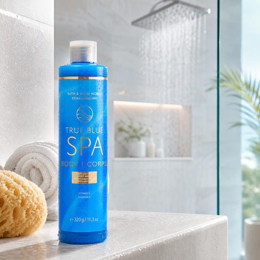 Nettoyant exfoliant corps True Blue Spa – Karité & douceur spa - Bath & Body Works