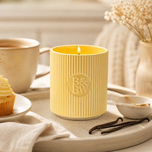Bougie 1 mèche en céramique Cozy Amber & Vanilla – Bath & Body Works