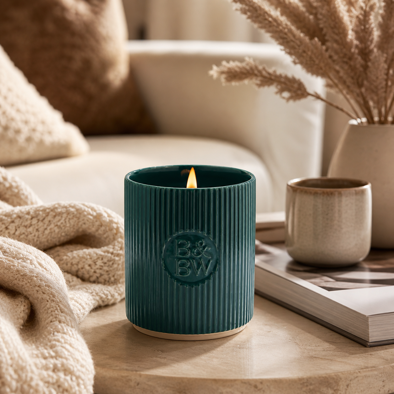 Bougie 1 mèche en céramique Bergamot & Musk – Bath & Body Works