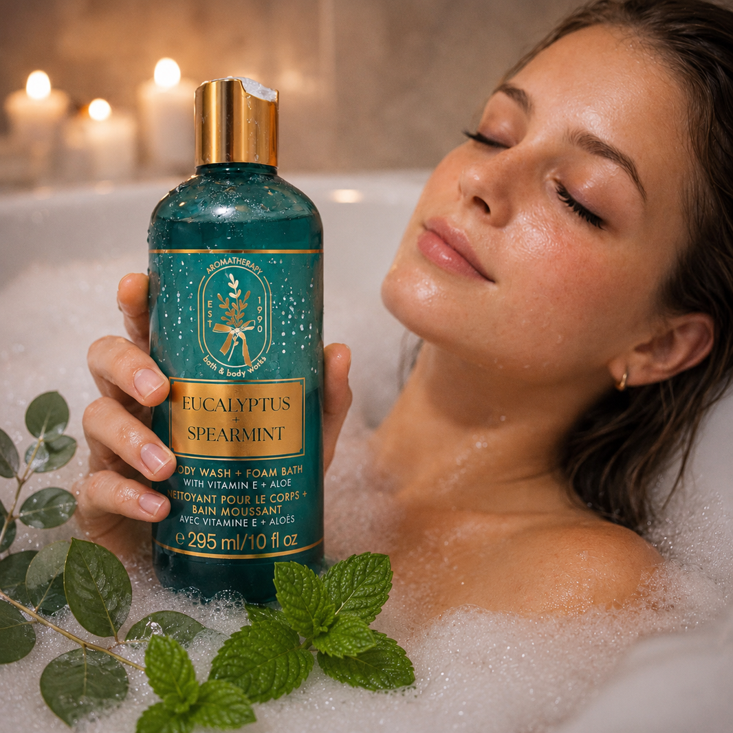 Nettoyant corps et bain moussant - Vitamine E & Aloès - Eucalyptus & Spearmint - Bath & Body Works