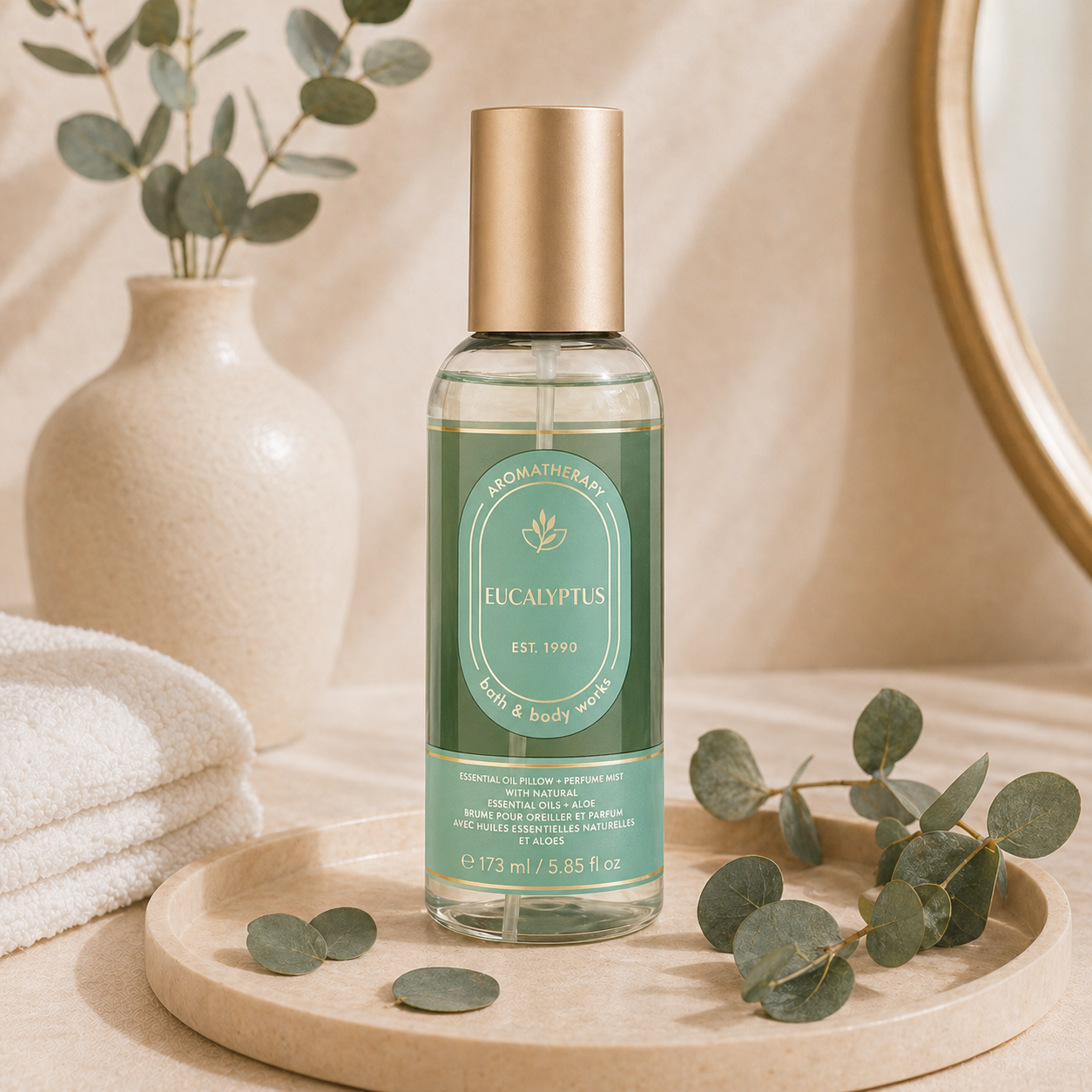 Fine bruine aromathérapie Eucalyptus – Corps et literie - Bath & Body Works