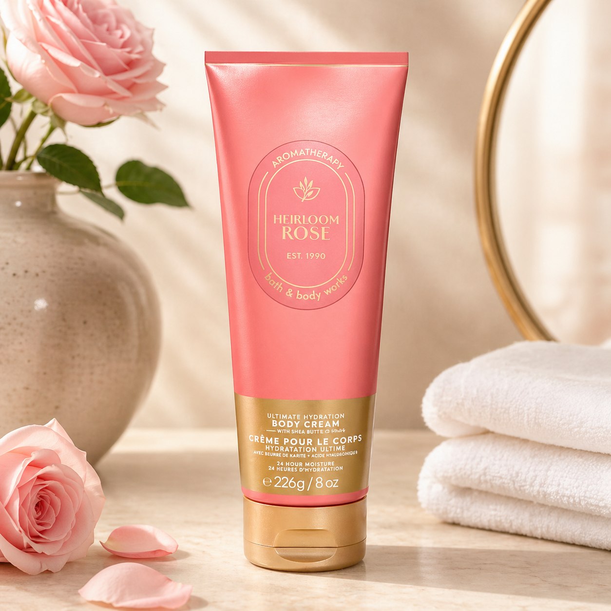 Crème super riche pour le corps beurre de Karité Heirloom Rose - Bath & Body Works
