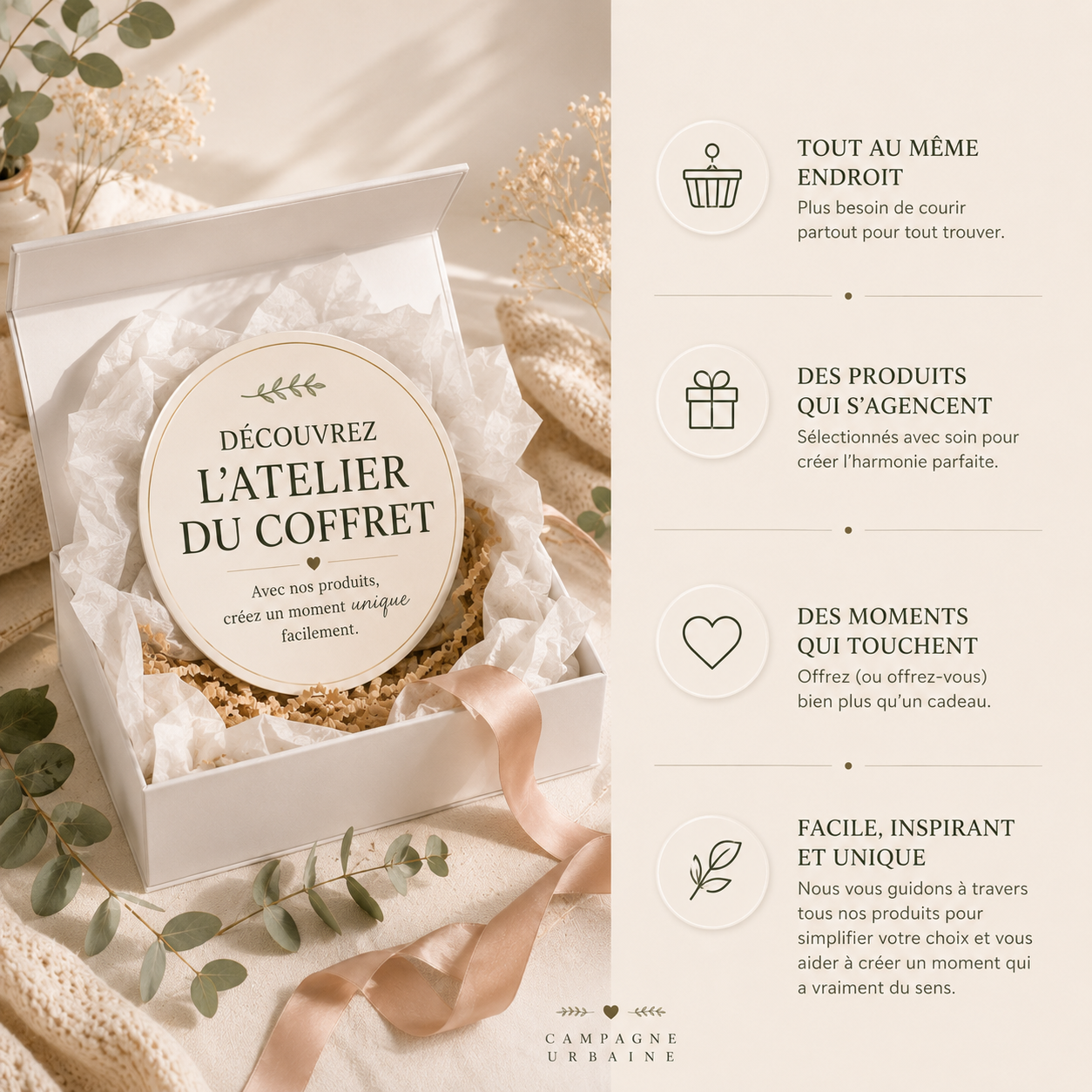 Créer son propre moment coffret