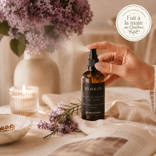 Bruine d'ambiance fraîche et apaisante - Lilas & Romarin
