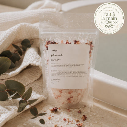 Sels de bain floral — Rituel apaisant 160 g | 10 à 11 bains