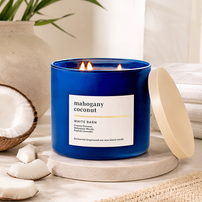 Bougie 3 mèches – Mahogany Coconut - Bath & Body Works