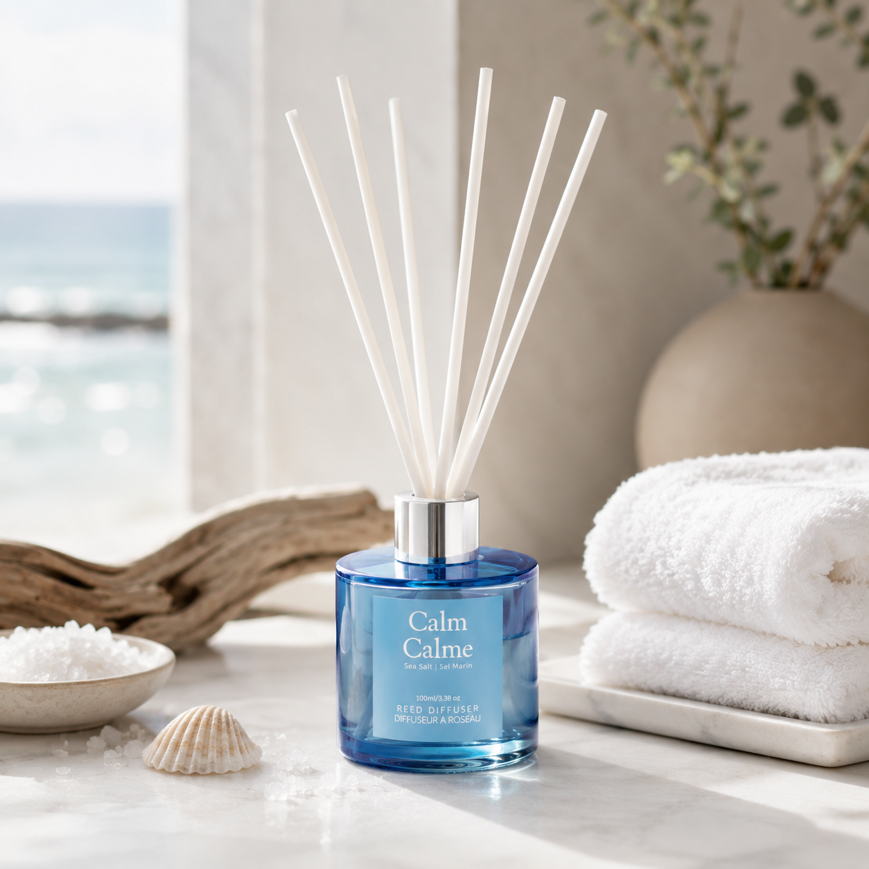 Diffuseur à roseaux - Calme, 100 ml