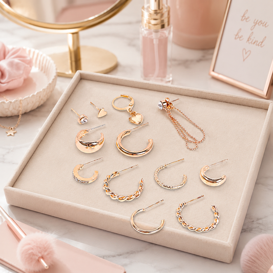 Ensemble Boucles d’oreilles multi-styles – Hypoallergènes