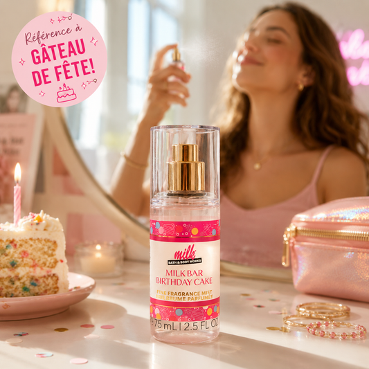 Fine Bruine parfumée pour le corps - Milk Bar Birthday Cake - Bath & Body Works