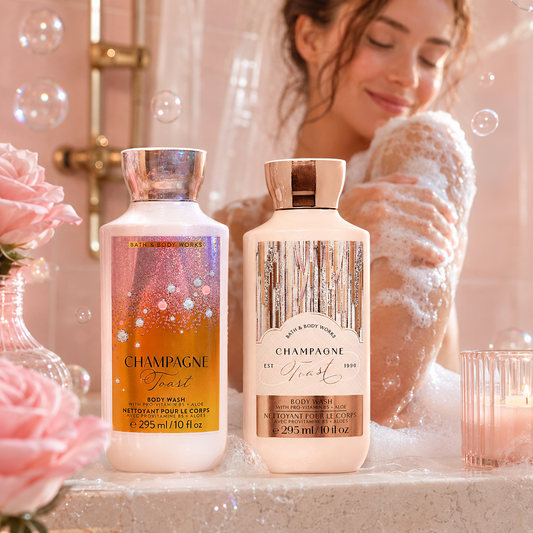 Nettoyant pour le corps Champagne Toast provitamine B5 + Aloès - Bath & Body Works