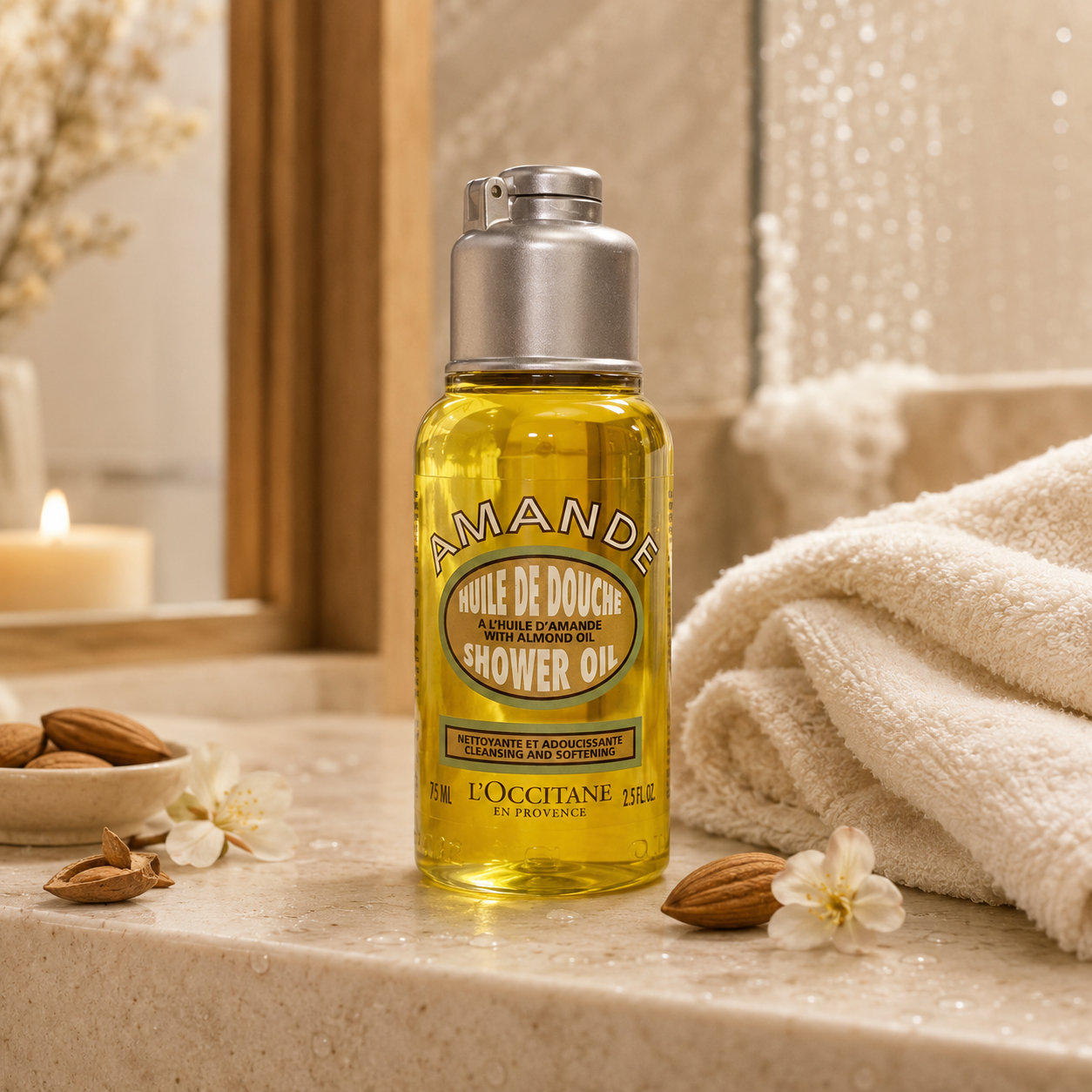 Huile de douche Amande – L’Occitane
