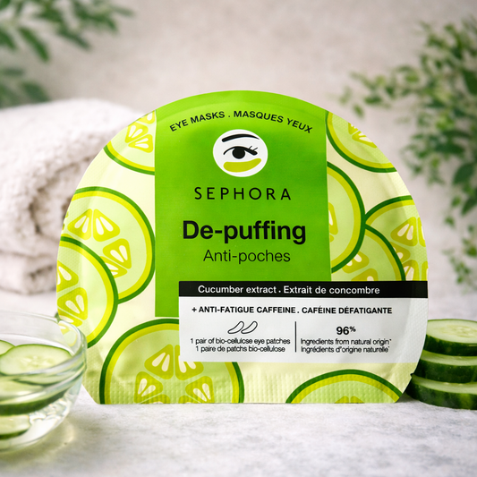 Masques yeux anti-cernes – Extrait de concombre - Sephora Collection