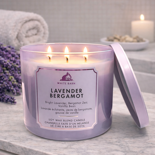 Bougie à 3 mèches -Lavender Bergamot- Bath & Body Works