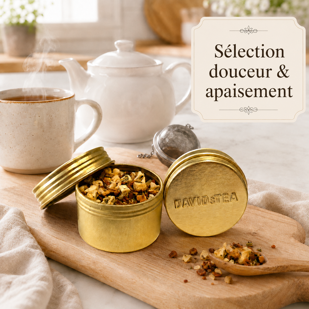Capsule de Thé – Sélection Douceur & Apaisement – DAVIDsTEA