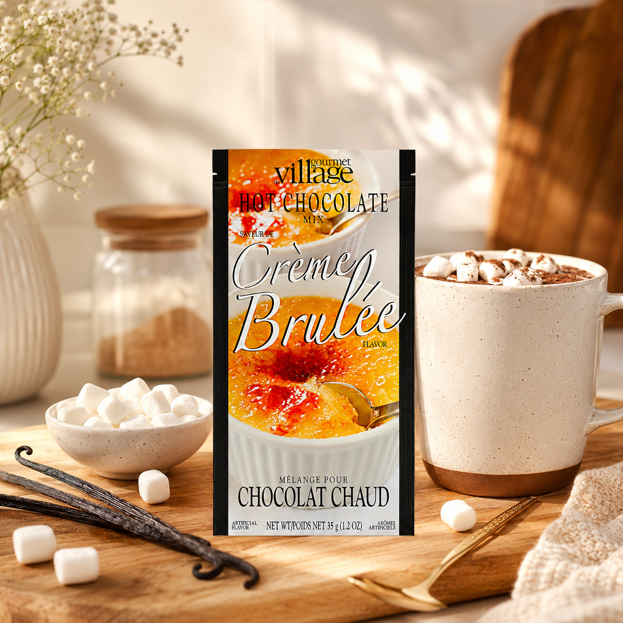 Mini chocolat chaud – Crème brûlée