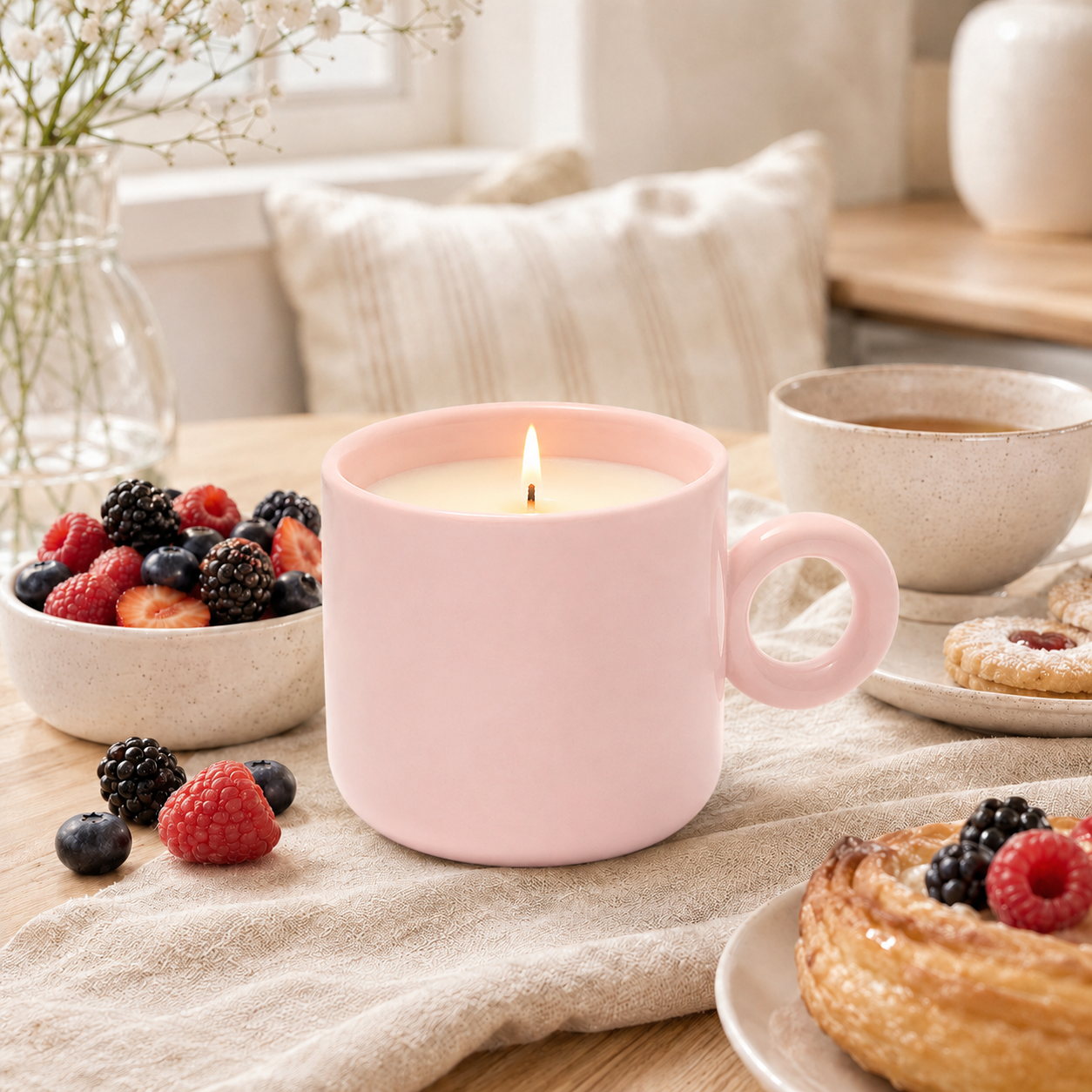Tasse-bougie réutilisable – Baies sauvages