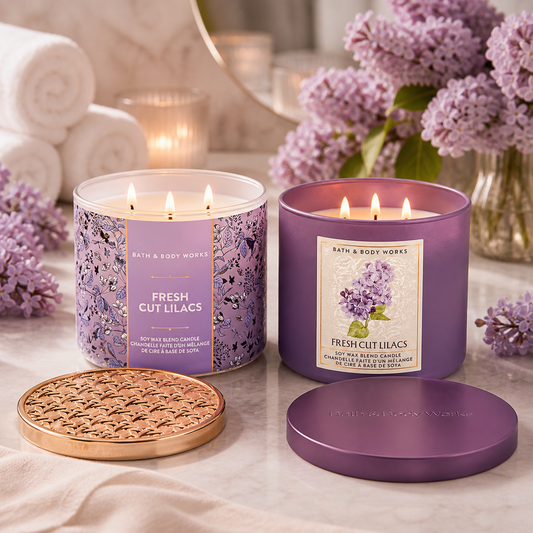 Bougie 3 mèches – Fresh Cut Lilacs – Bath & Body Works