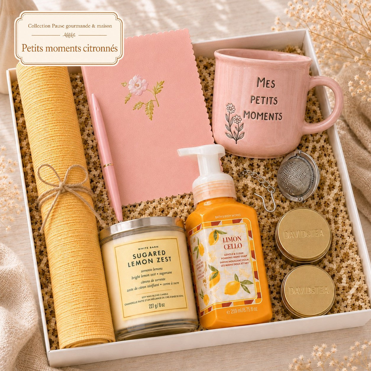 Coffret Petits moments citronnés - Collection Pause gourmande & maison