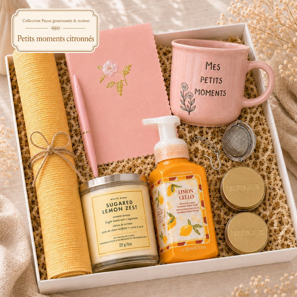 Coffret Petits moments citronnés - Collection Pause gourmande & maison