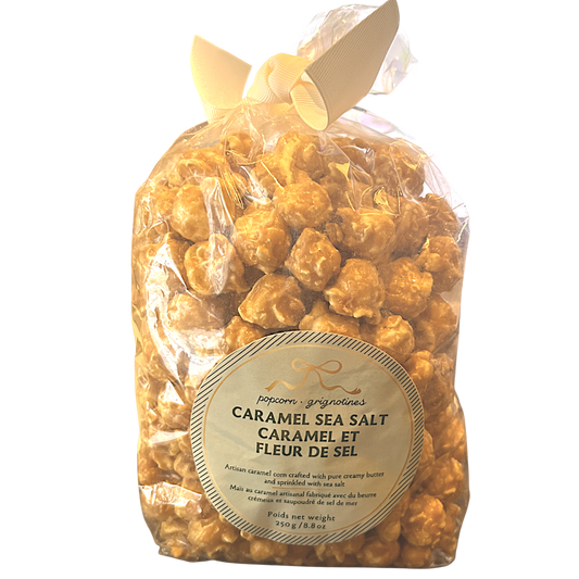 Popcorn au caramel & fleur de sel – Douceur gourmande