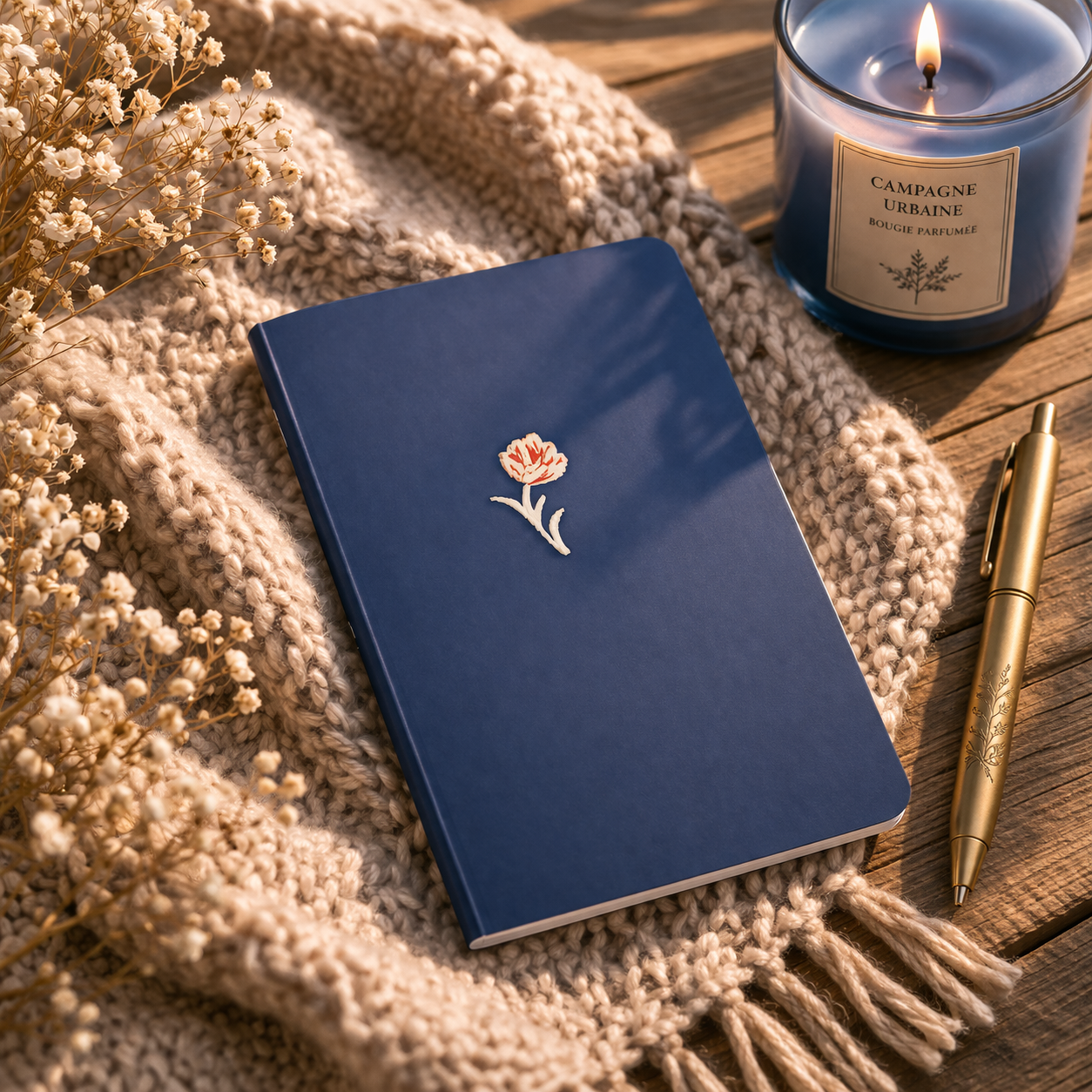 Carnet de notes – Collection botanique délicate - (4 visuels disponibles)