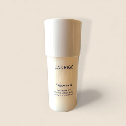Lotion tonique laiteuse rechargeable avec céramides et peptides Cream Skin - La Neige (50ml)