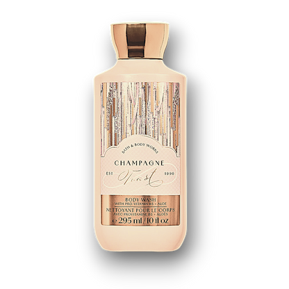 Nettoyant pour le corps Champagne Toast provitamine B5 + Aloès - Bath & Body Works