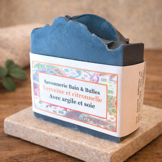 Savon en barre – Verveine & Citronnelle – Savonnerie Bain & Bulles