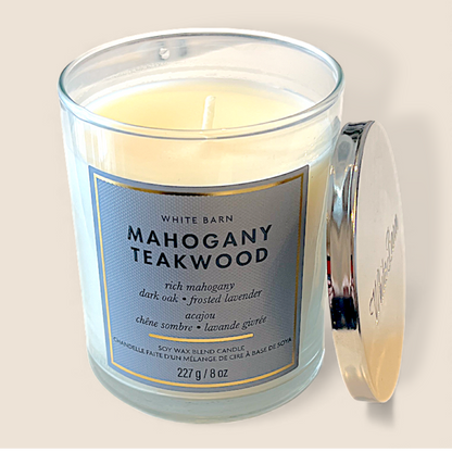 Bougie à 1 mèche – Mahogany Teakwood – Bath & Body Works