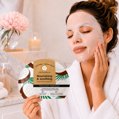 Masque visage nourrissant et apaisant – Noix de coco - Sephora Collection