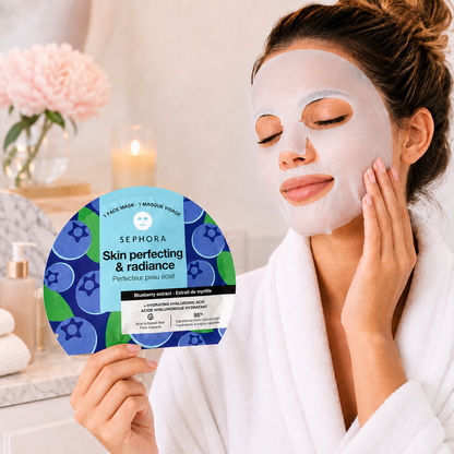 Masque visage perfecteur d’éclat – Myrtille - Sephora Collection
