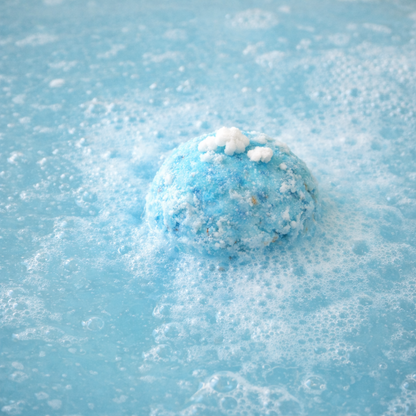 Bombettes de bain hydratantes – Framboise bleue - Savonnerie Bain & Bulles