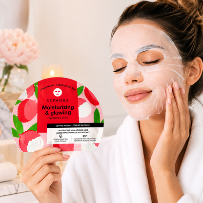 Masque visage hydratant éclat – Litchi - Sephora Collection