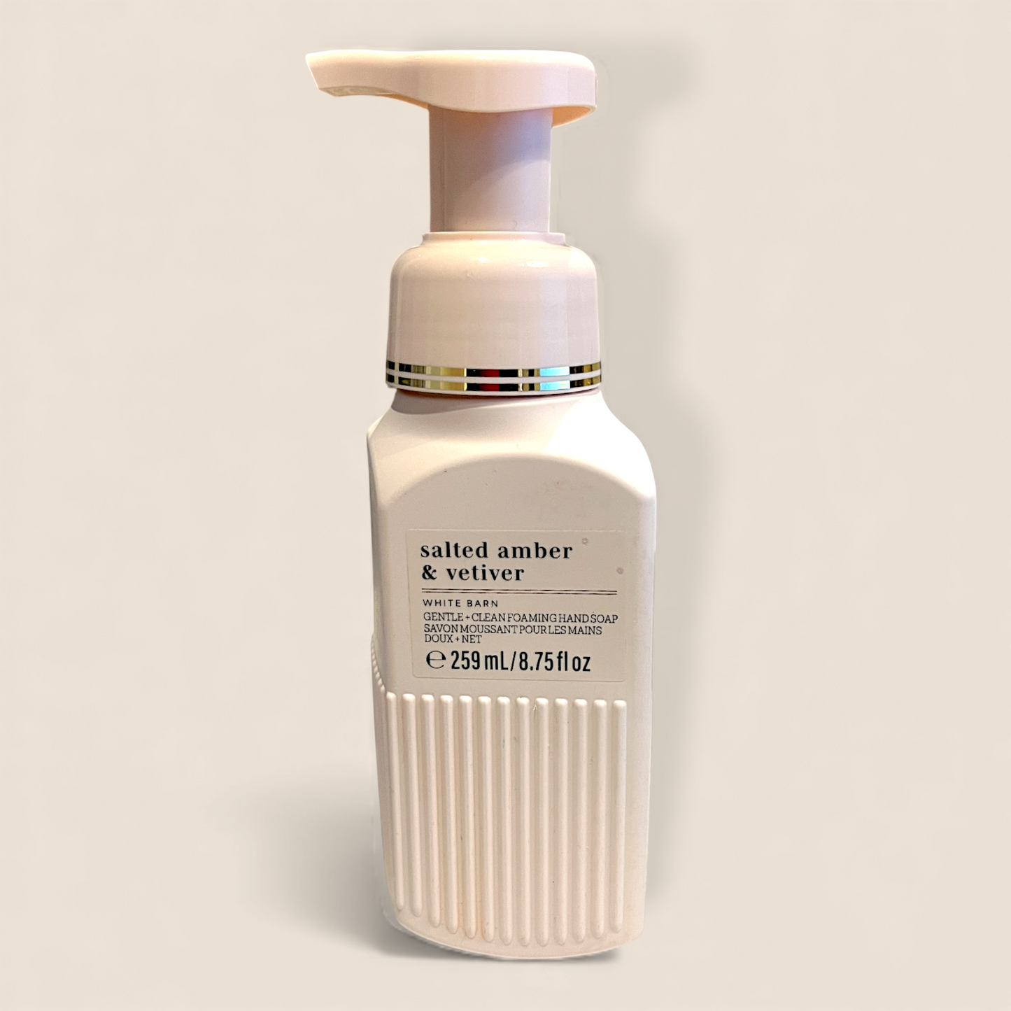 Savon moussant pour les mains doux & net - Salted Amber & Vetiver - Baths & Body Works