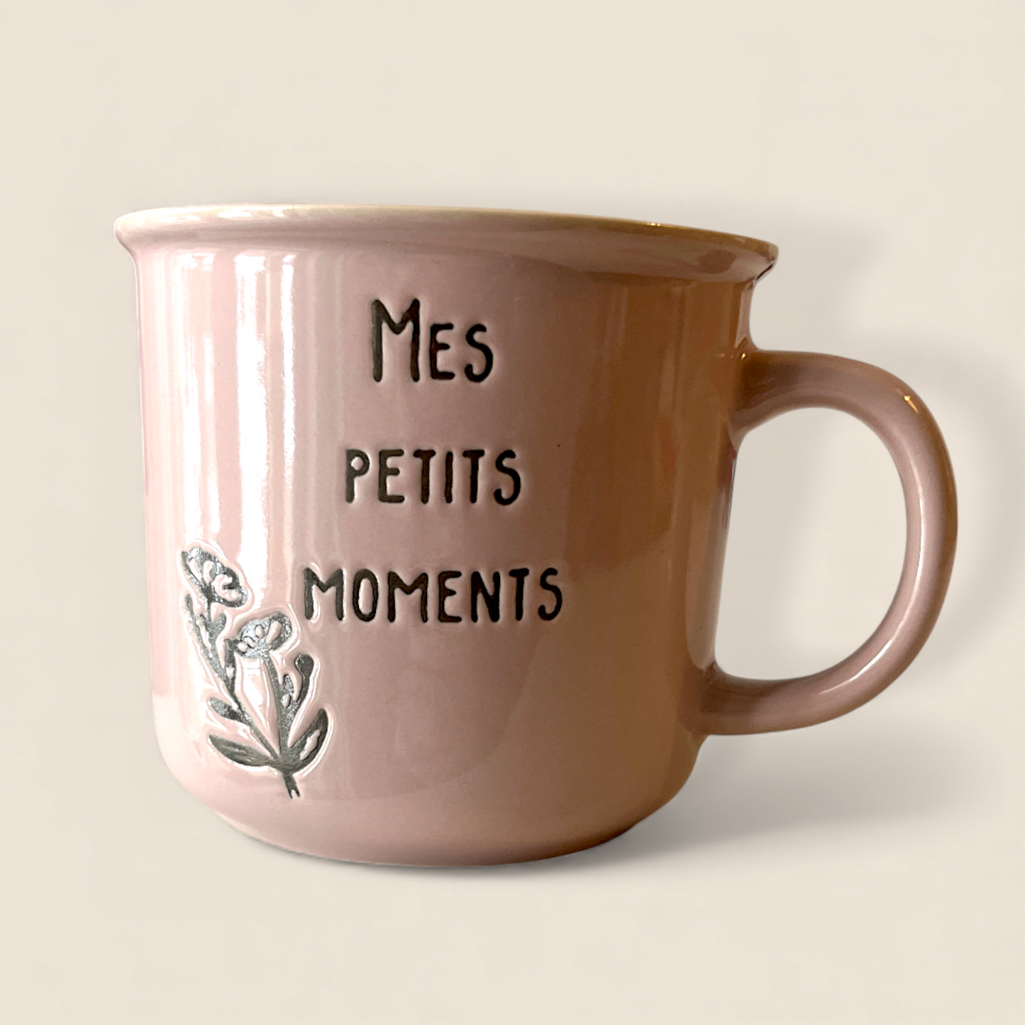 Tasse « Mes petits moments » – Rose
