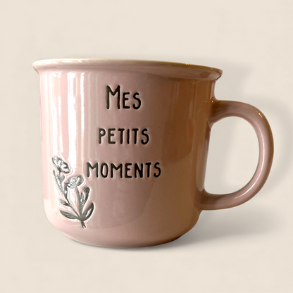 Tasse « Mes petits moments » – Rose
