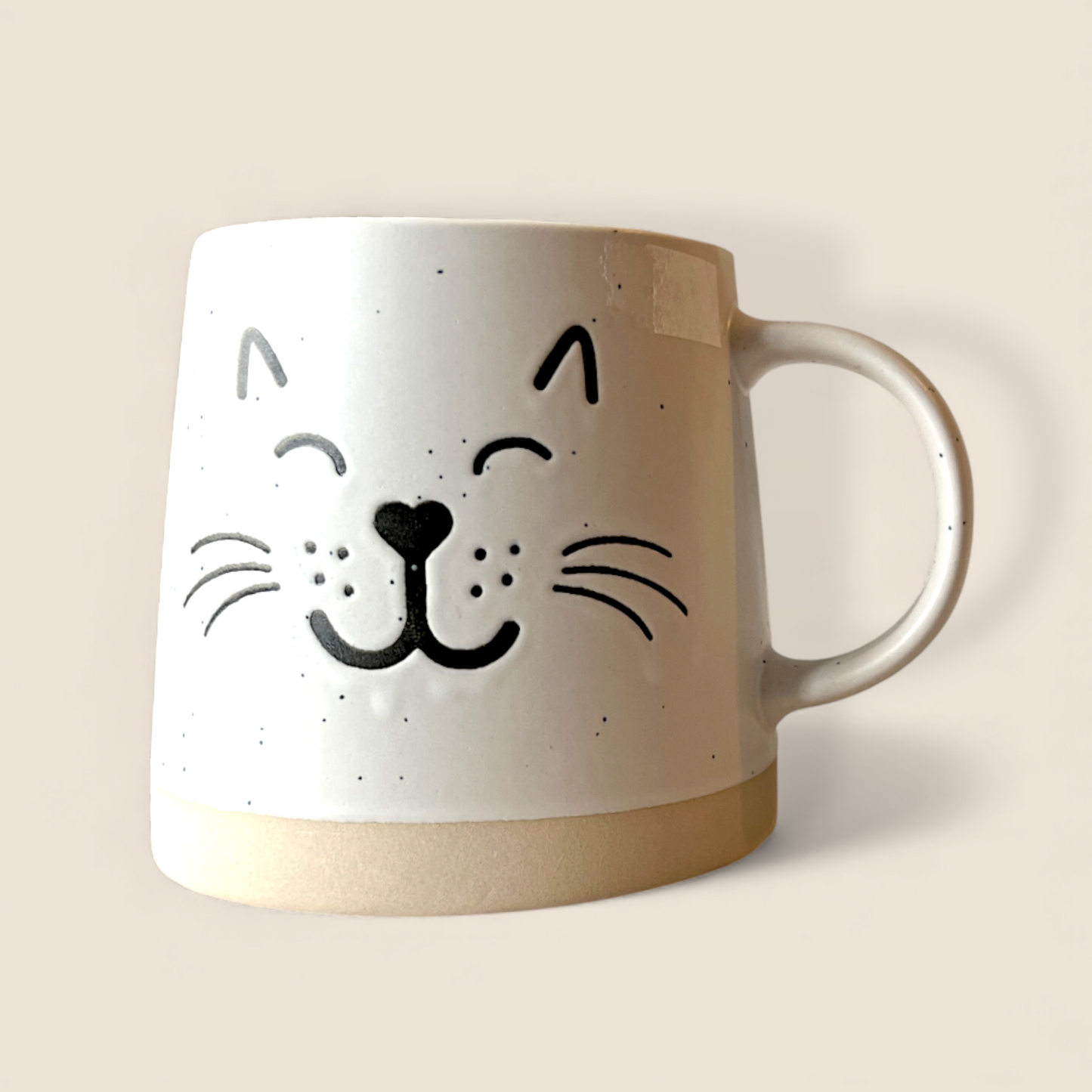 Tasse « Chat mignon » – Blanche